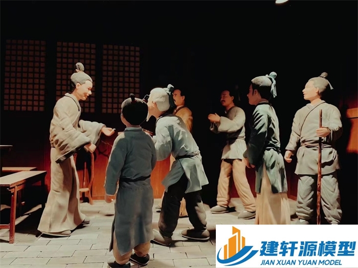 新河喻侃压粮饷军场景