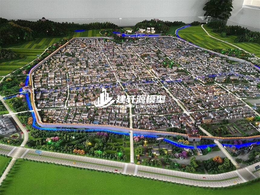 新河城市规划模型