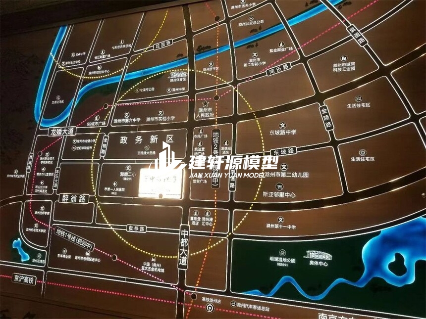 新河区域壁挂模型