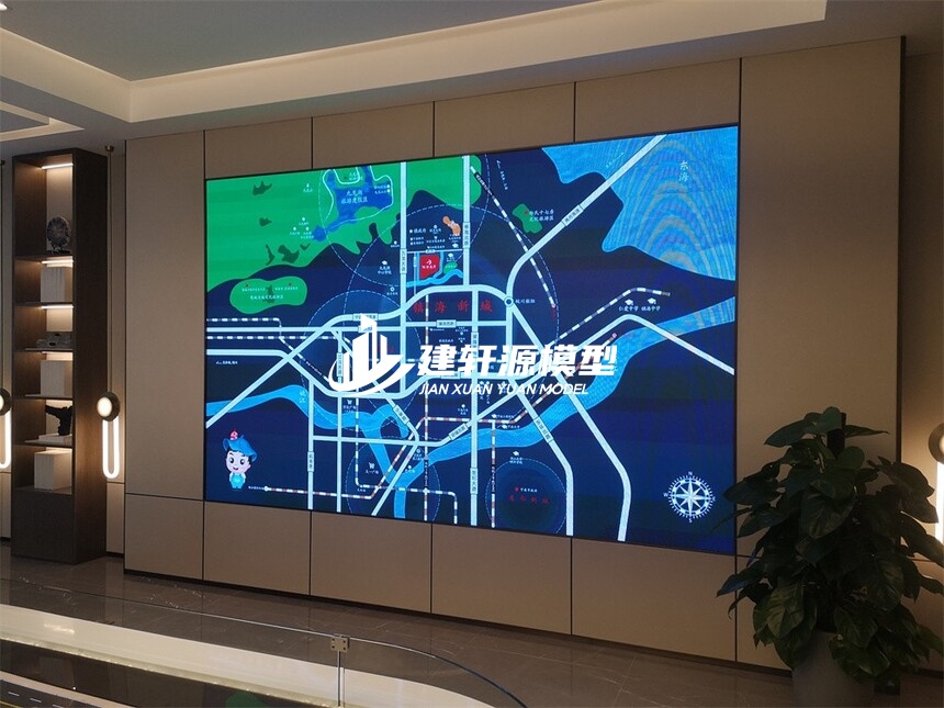 新河地产壁挂模型制作